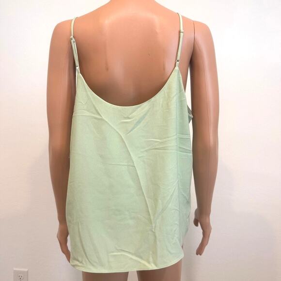 new Nordstrom XL cami top mint flounce drapey TS 307848 - Picture 9 of 9